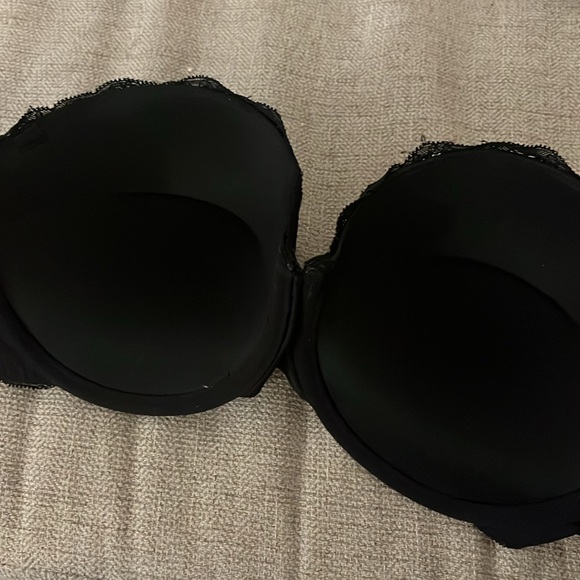 Black La Senza Lace Bra Strapless - Picture 3 of 4